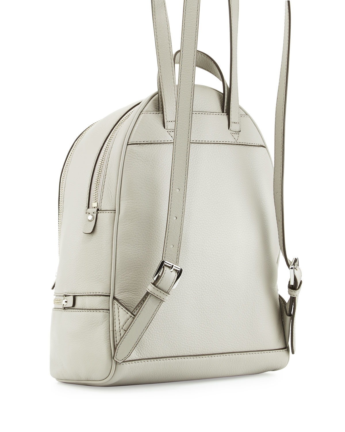 Lyst Michael Michael Kors Rhea Small Zip Backpack in White