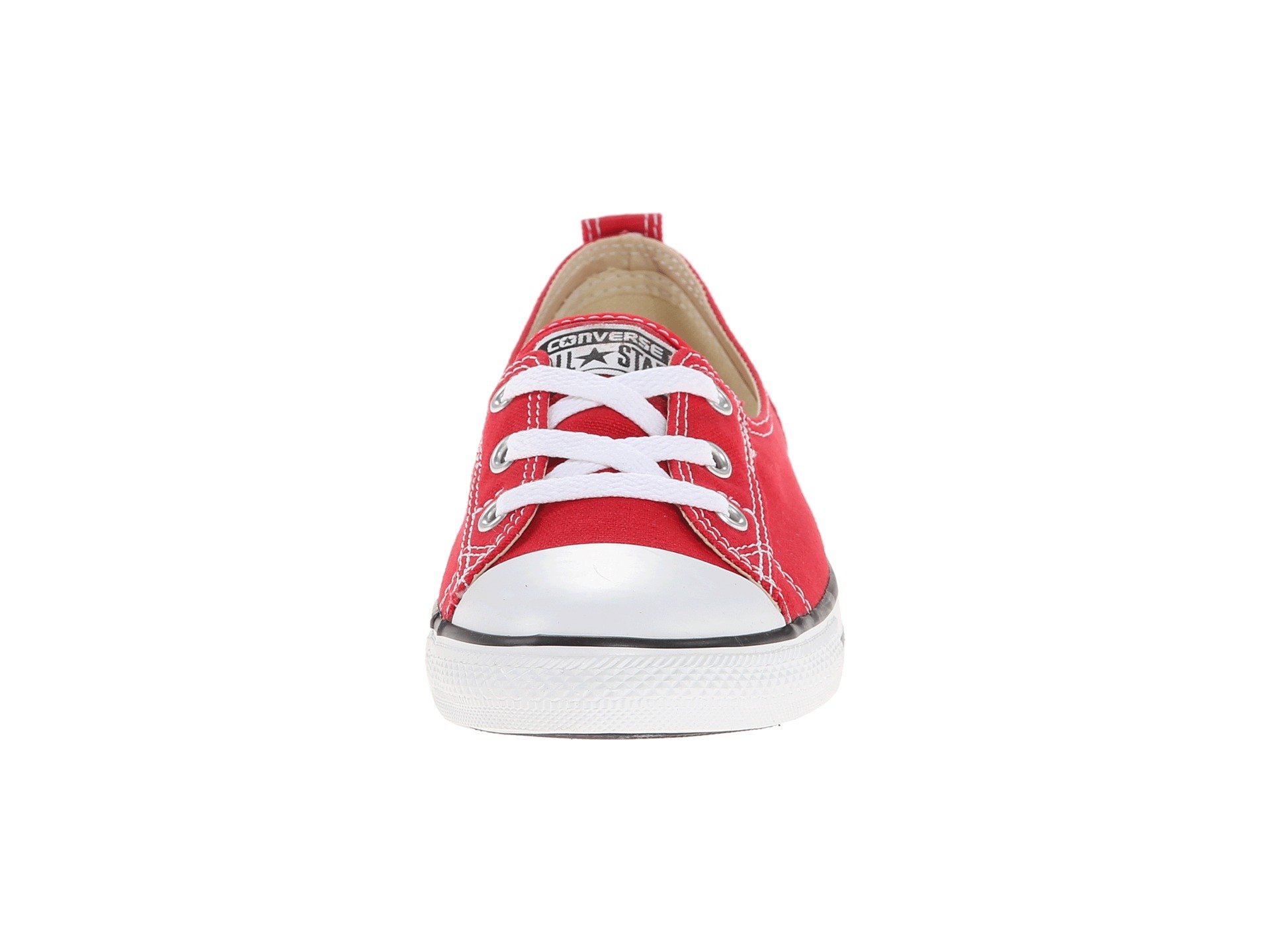 Barry oversætter tabe Converse Chuck Taylor® All Star® Ballet Lace Slip in Red | Lyst