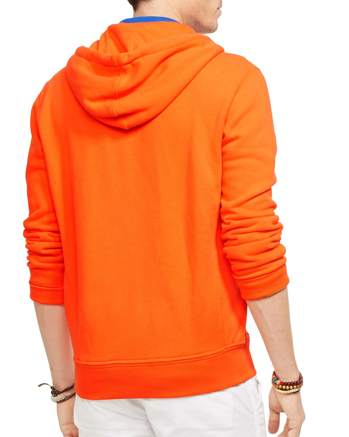 Polo ralph lauren hoodie orange Clearance