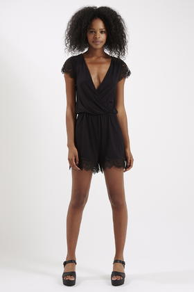 cap sleeve playsuit