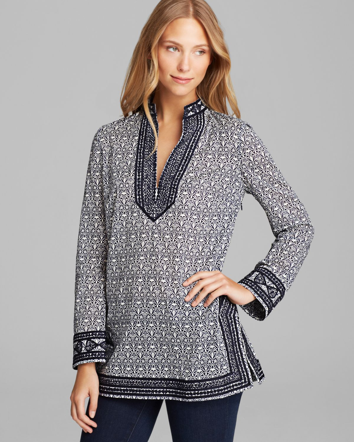 tory burch tunic top