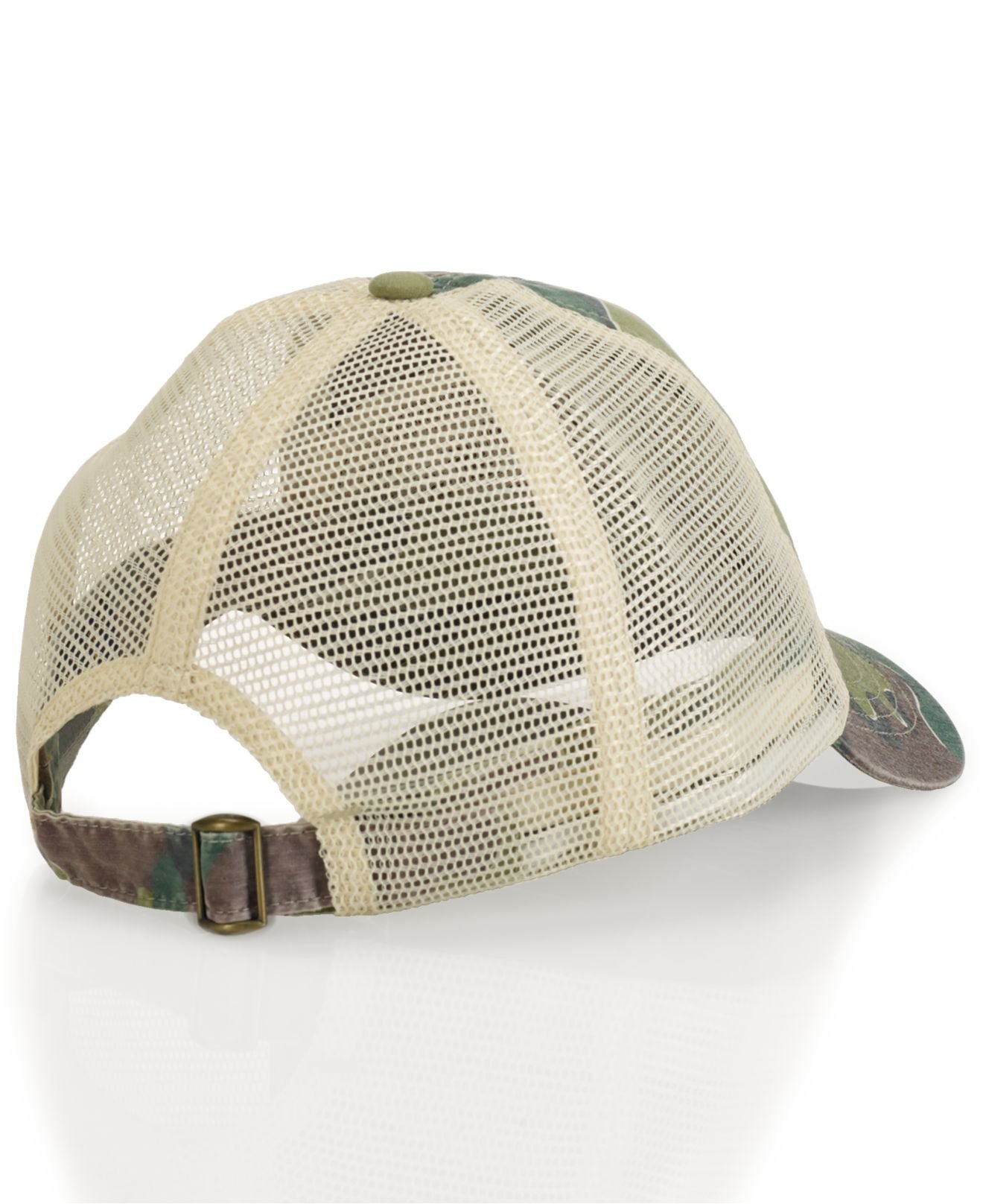 Polo Ralph Lauren Camo Trucker Hat in Green for Men | Lyst