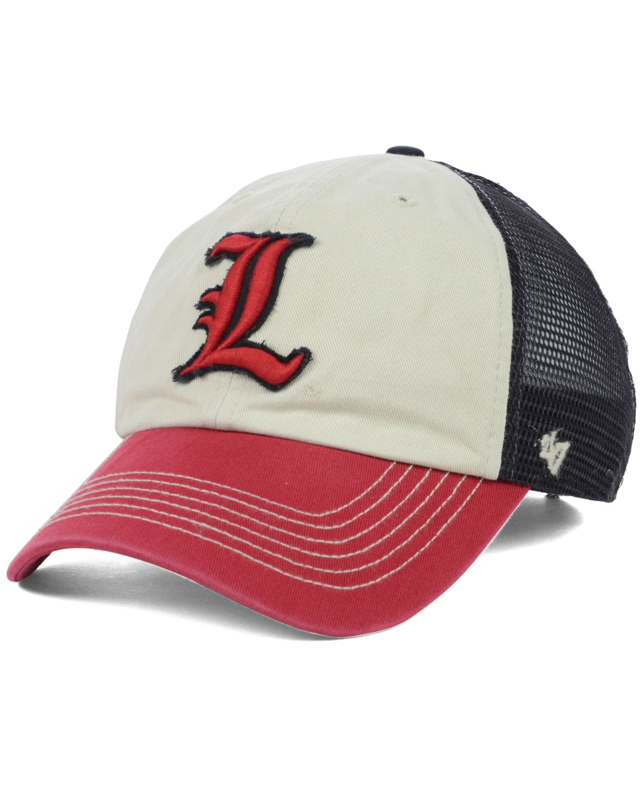 47 Brand Louisville Cardinals Schist Trucker Cap in Blue for Men | Lyst