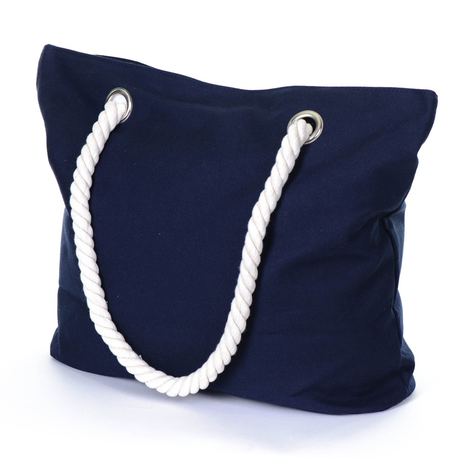 navy blue beach bag