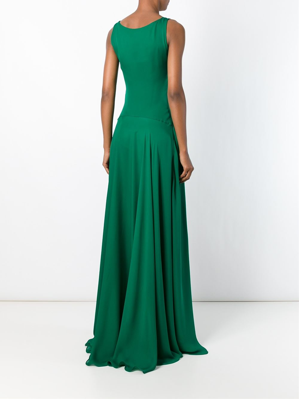 Plein Sud Empire Line Maxi-dress in Green - Lyst