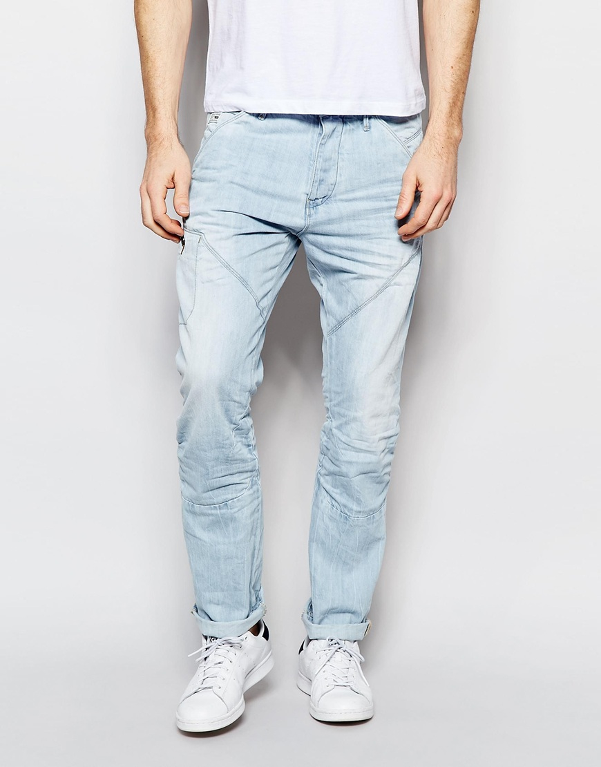 Jack & Jones Light Wash Jeans In Anti Fit in Blue for Men - Lyst