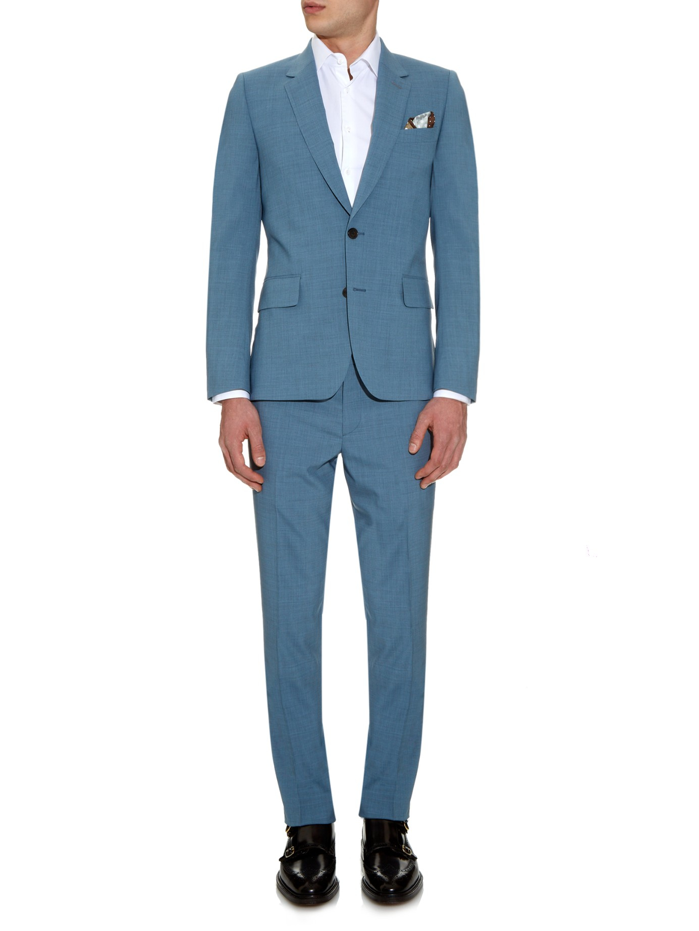 Paul Smith Soho-fit Wool-blend Suit in Light Blue (Blue) for Men - Lyst