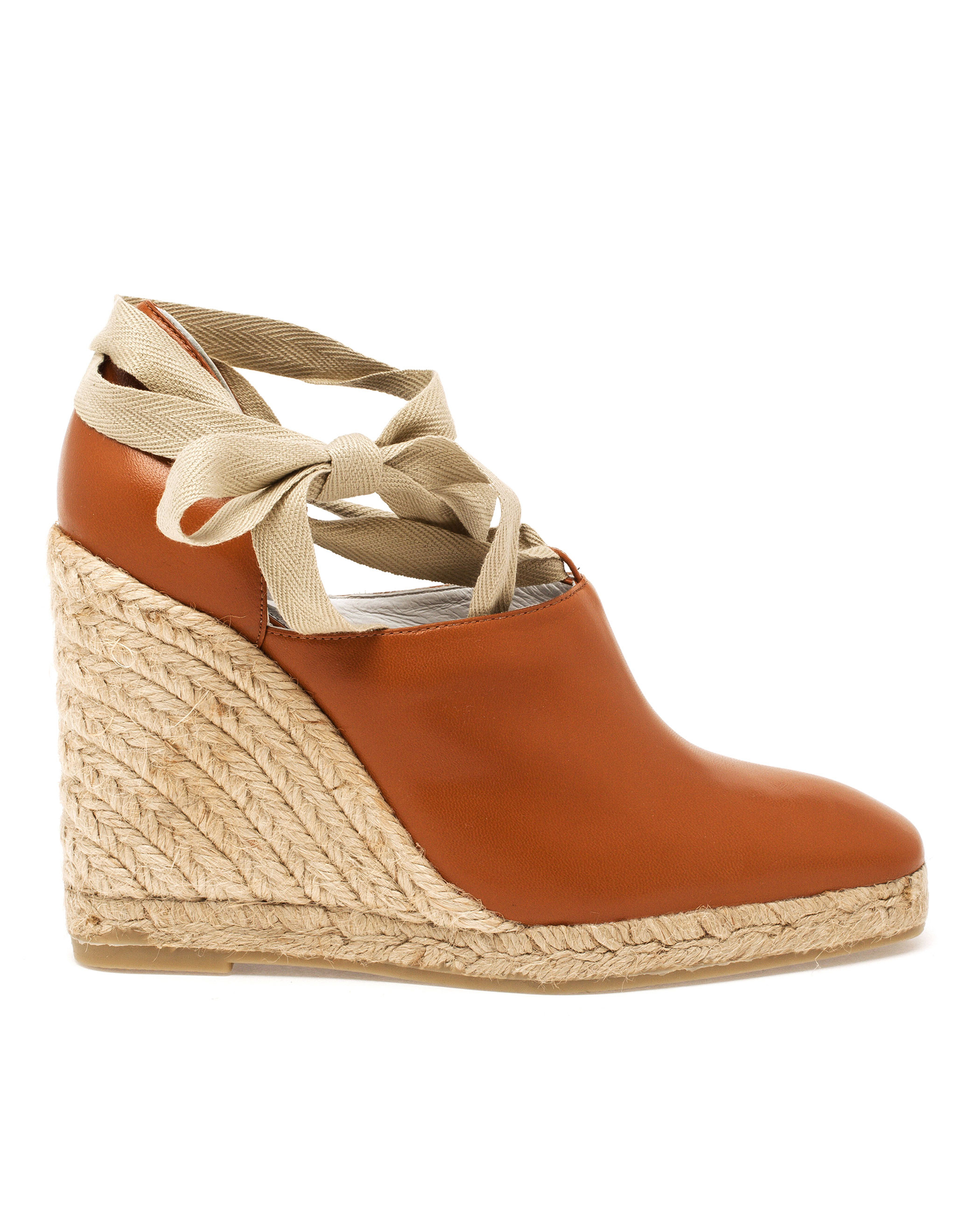 Loewe Ribbon Wedge Espadrille in Tan (Brown) - Lyst