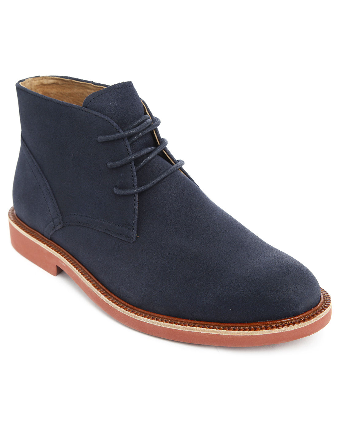 Polo ralph lauren Navy Torrington Suede Derby Shoes in Blue for Men | Lyst