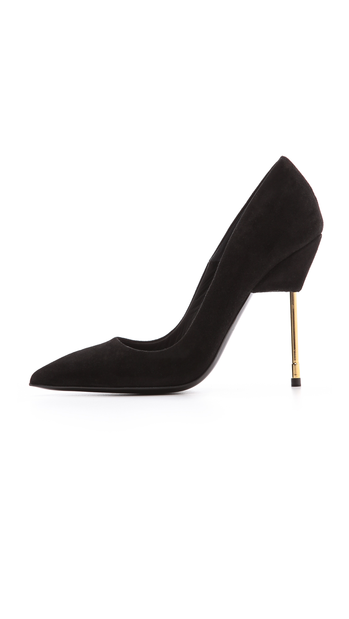 Kurt Geiger Britton Suede Pumps Black | Lyst