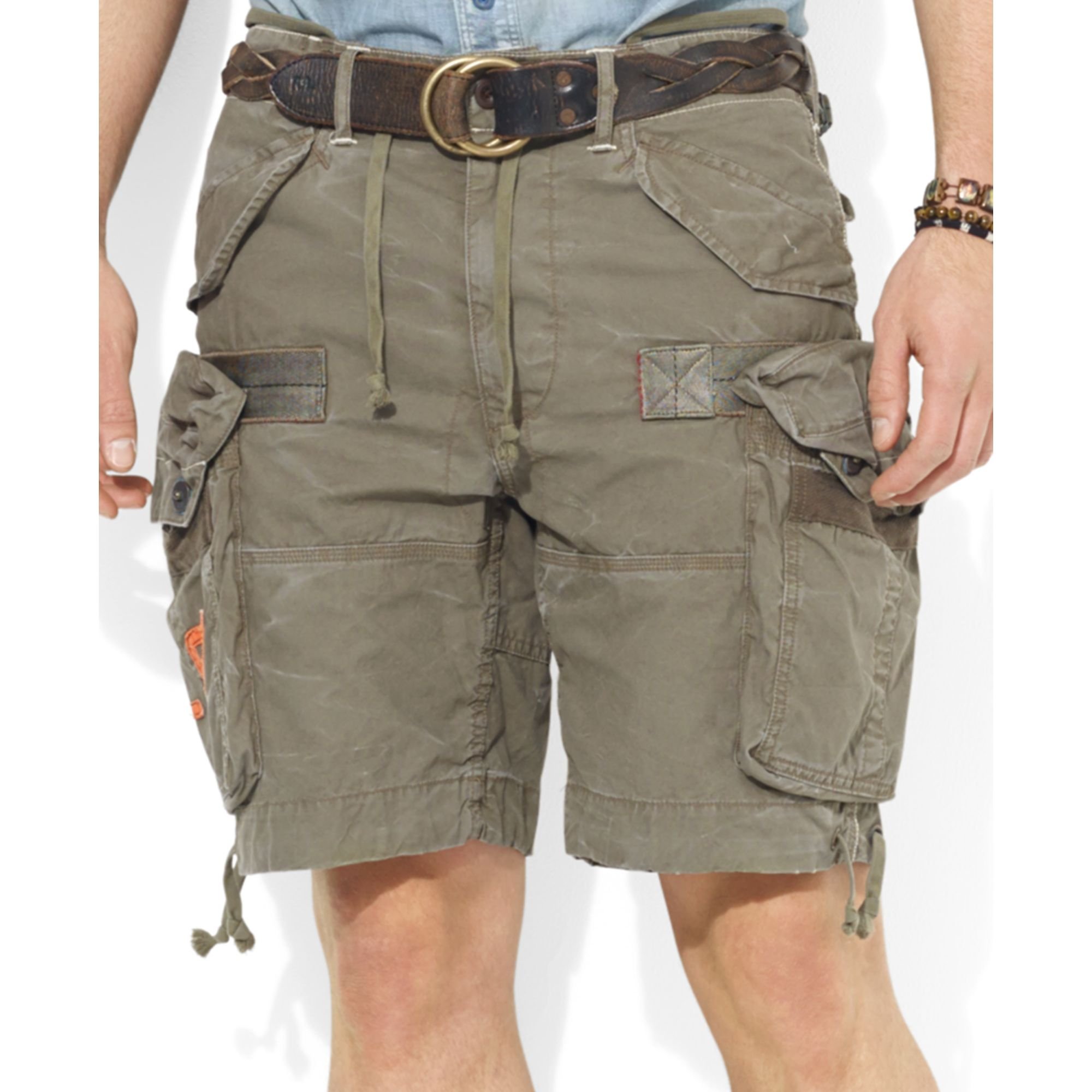 Ralph Lauren Polo Big and Tall Cargo Shorts in Natural for Men | Lyst