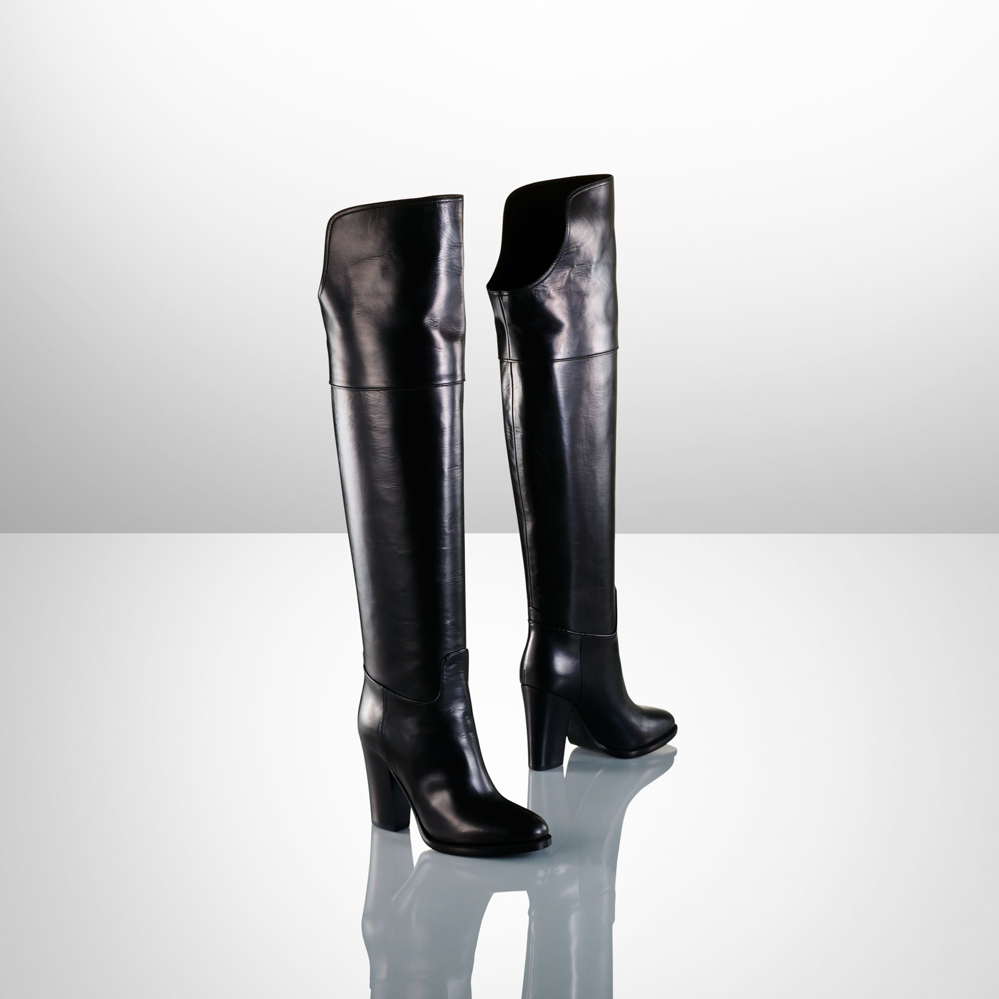 ralph lauren over the knee boots