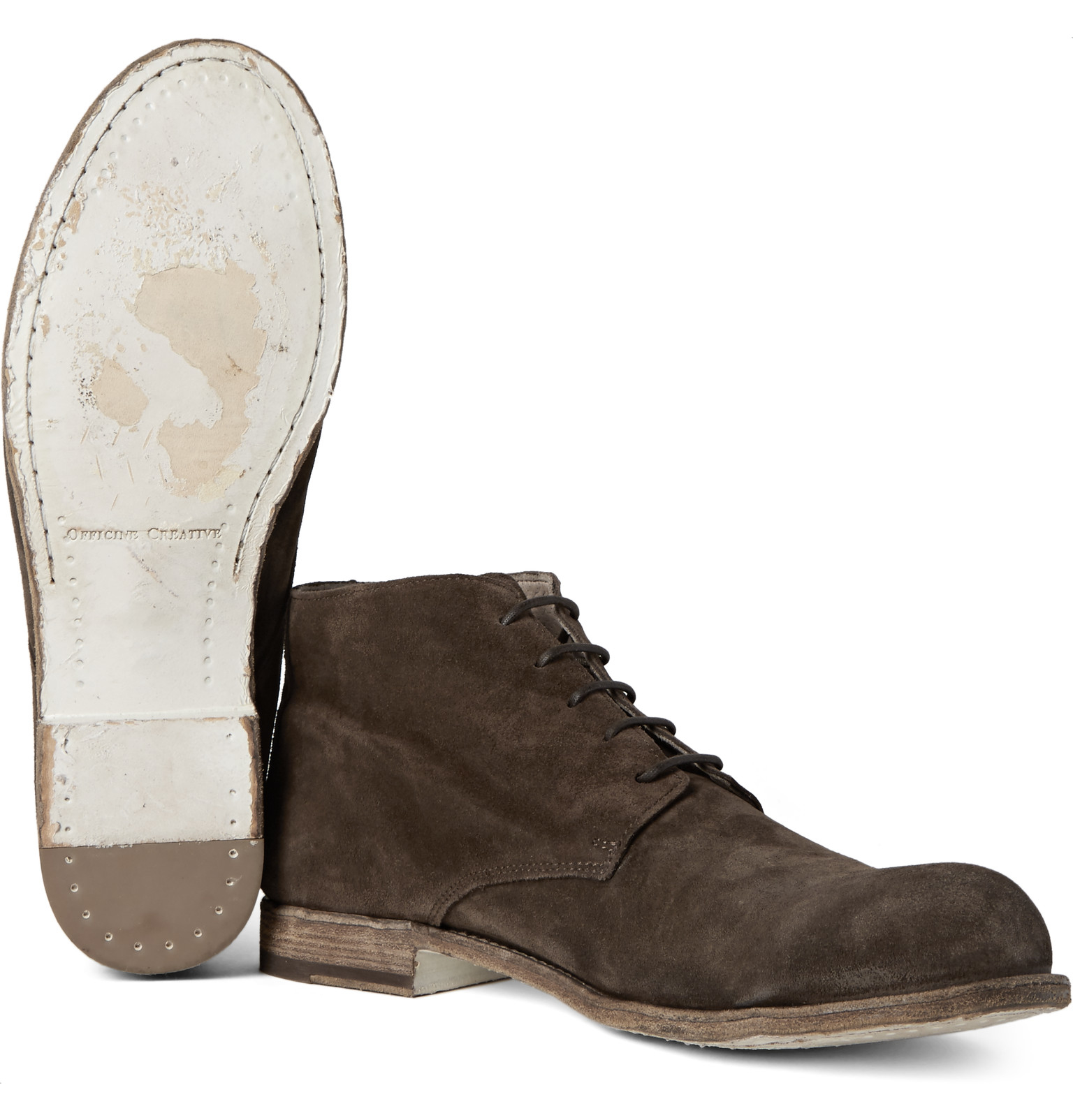 officine creative suede boots