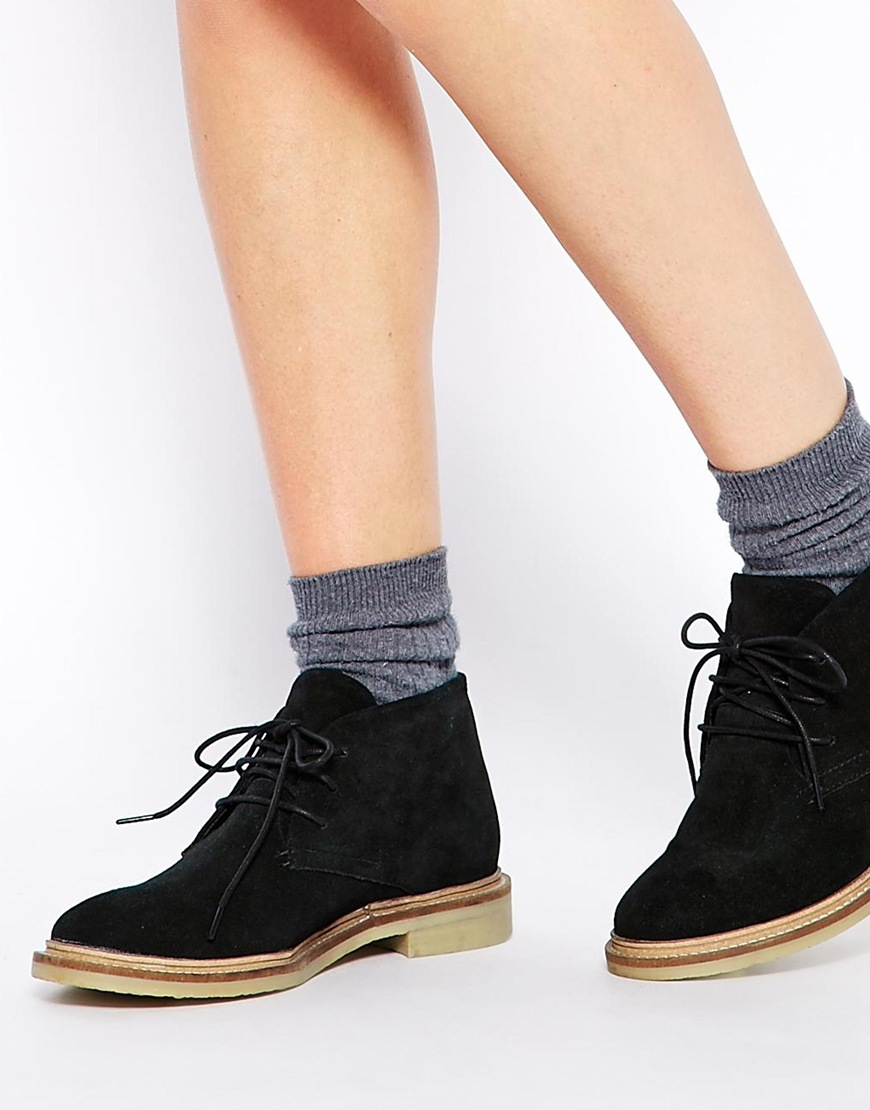 womens black desert boots