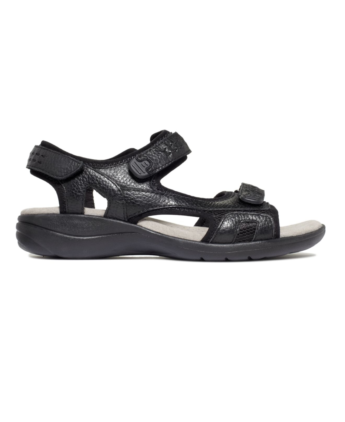 Clarks Collection Women's Morse Tour Sandals in Black | Lyst