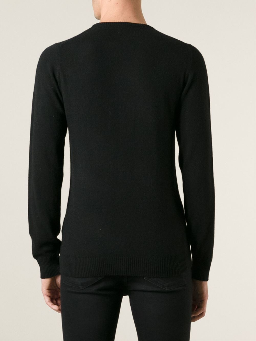 Iceberg Charlie Brown Sweater in Black for Men - Lyst