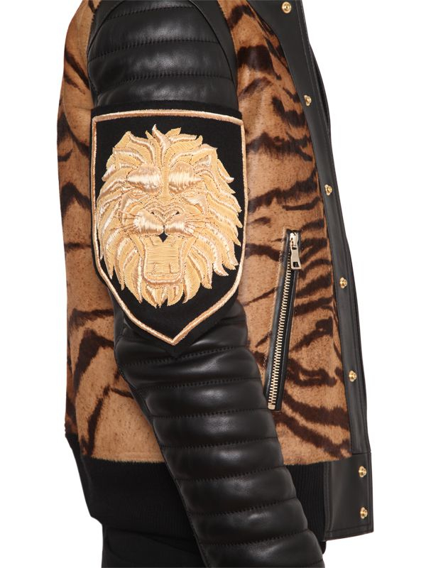 tiger leather jacket