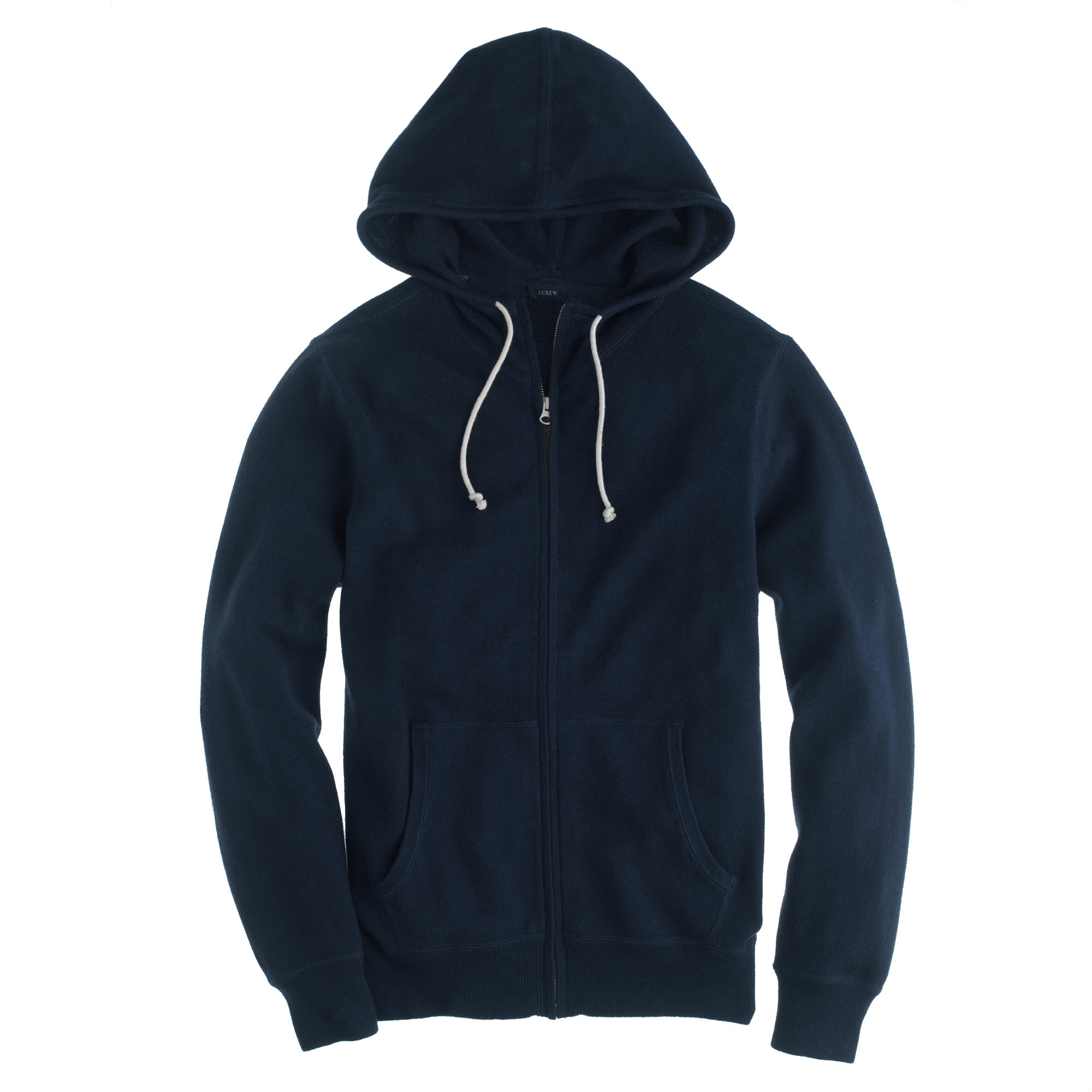 J.crew Cottoncashmere Zip Hoodie in Blue for Men Lyst