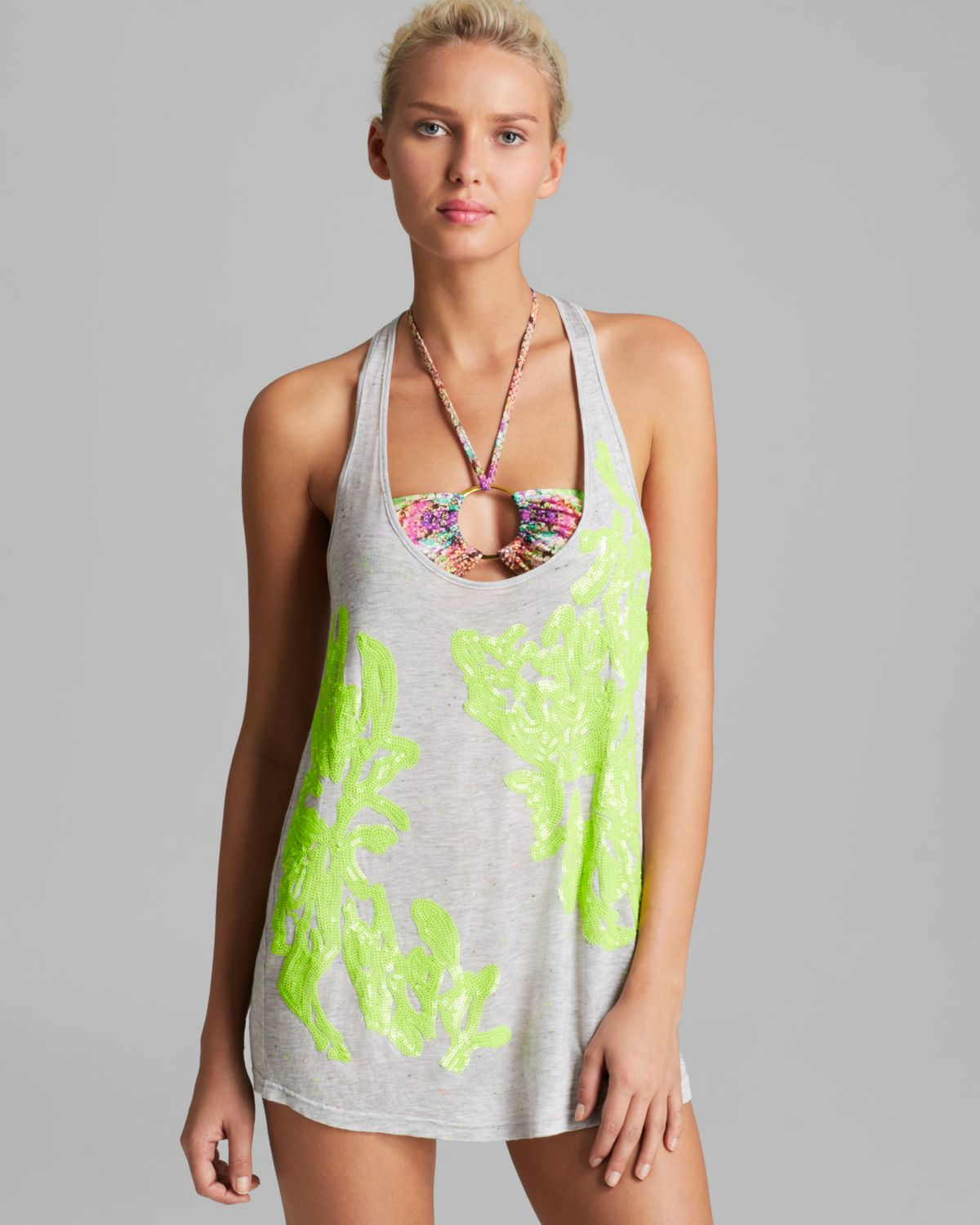 racerback swim cover up