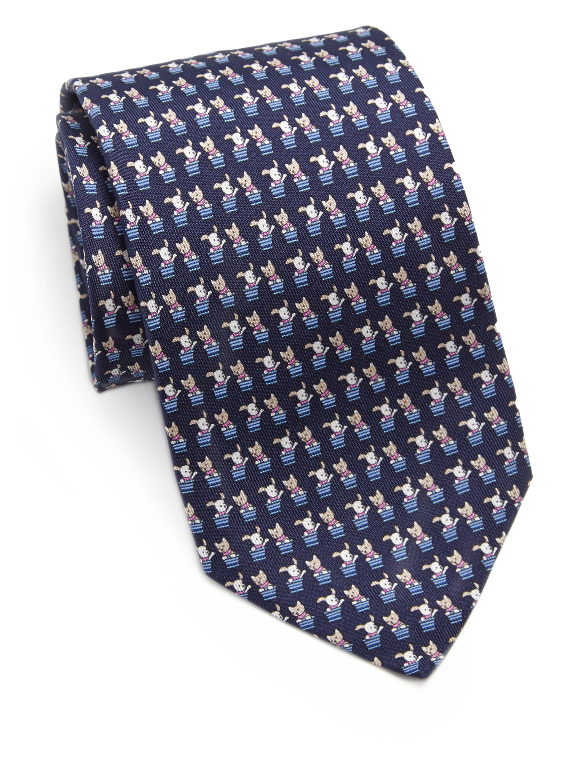 Dog print tie Clearance