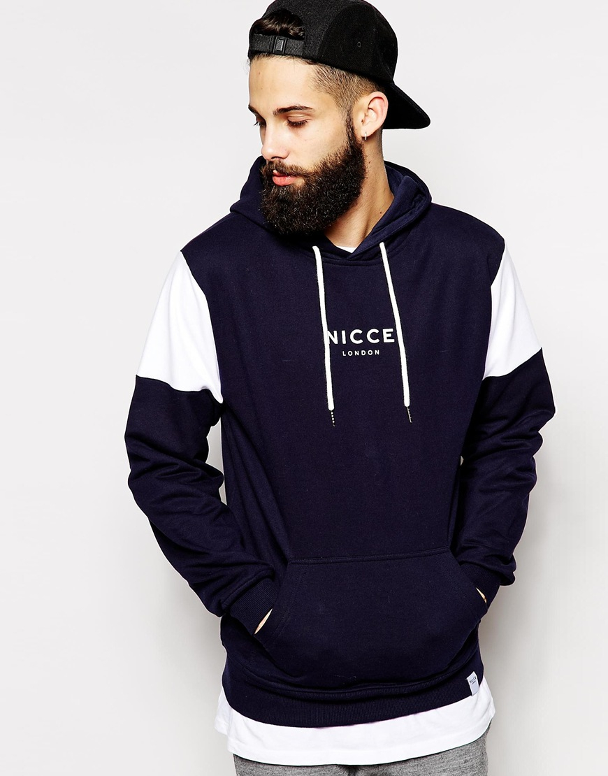 nicce hoodie blue