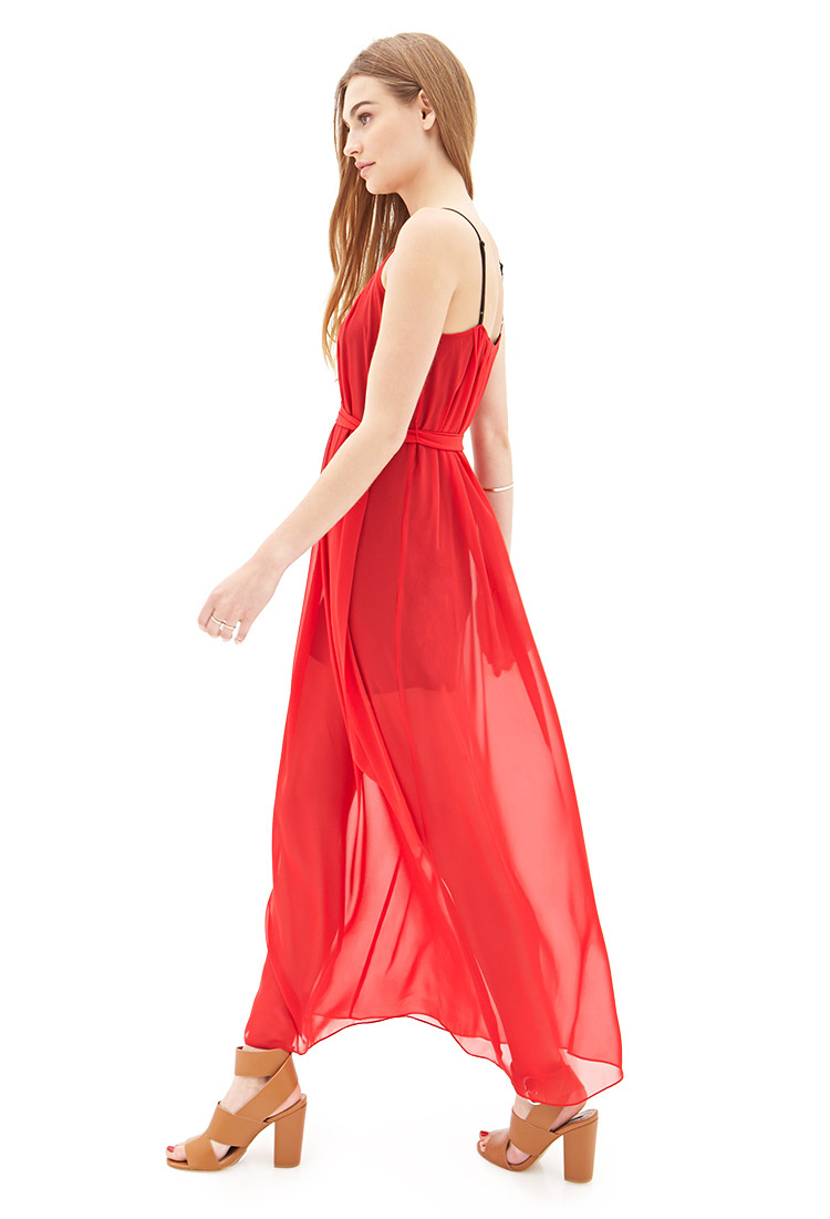 pleated chiffon dress forever 21