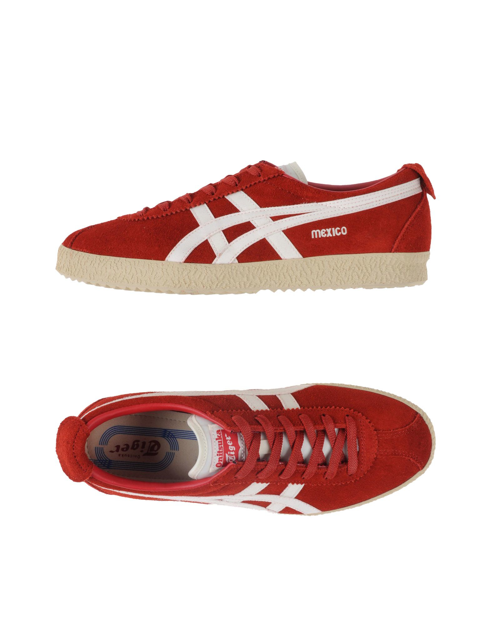 onitsuka tiger red and white