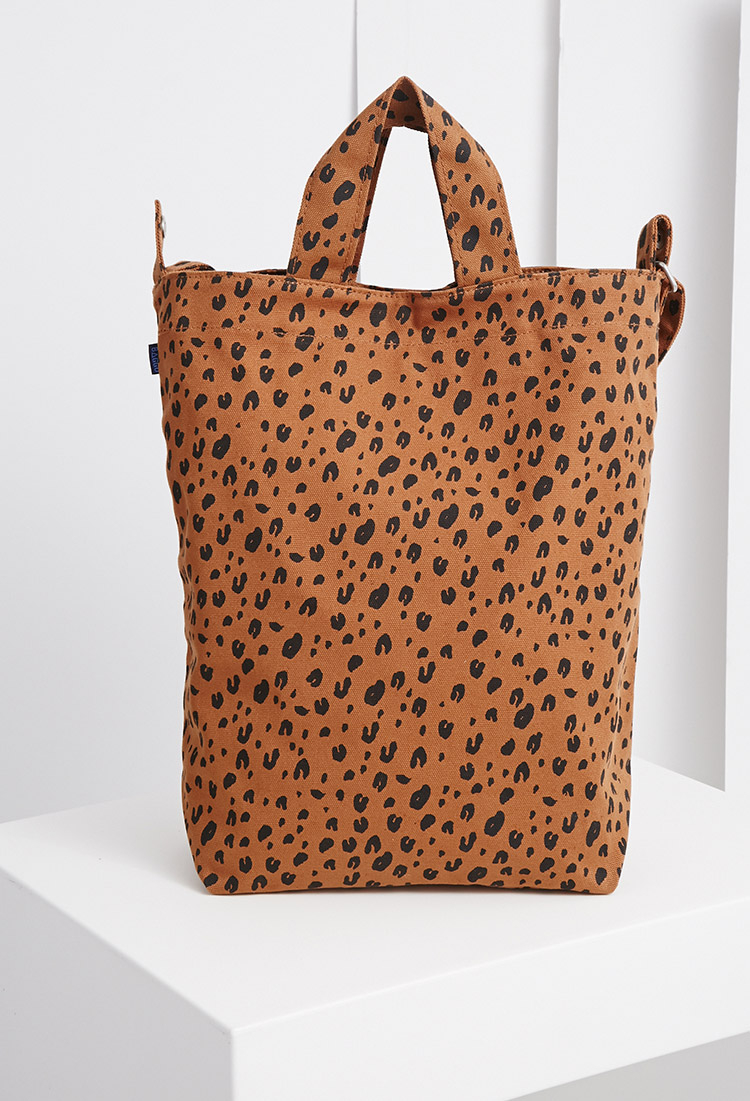 Baggu Leopard Tote 2024 favors