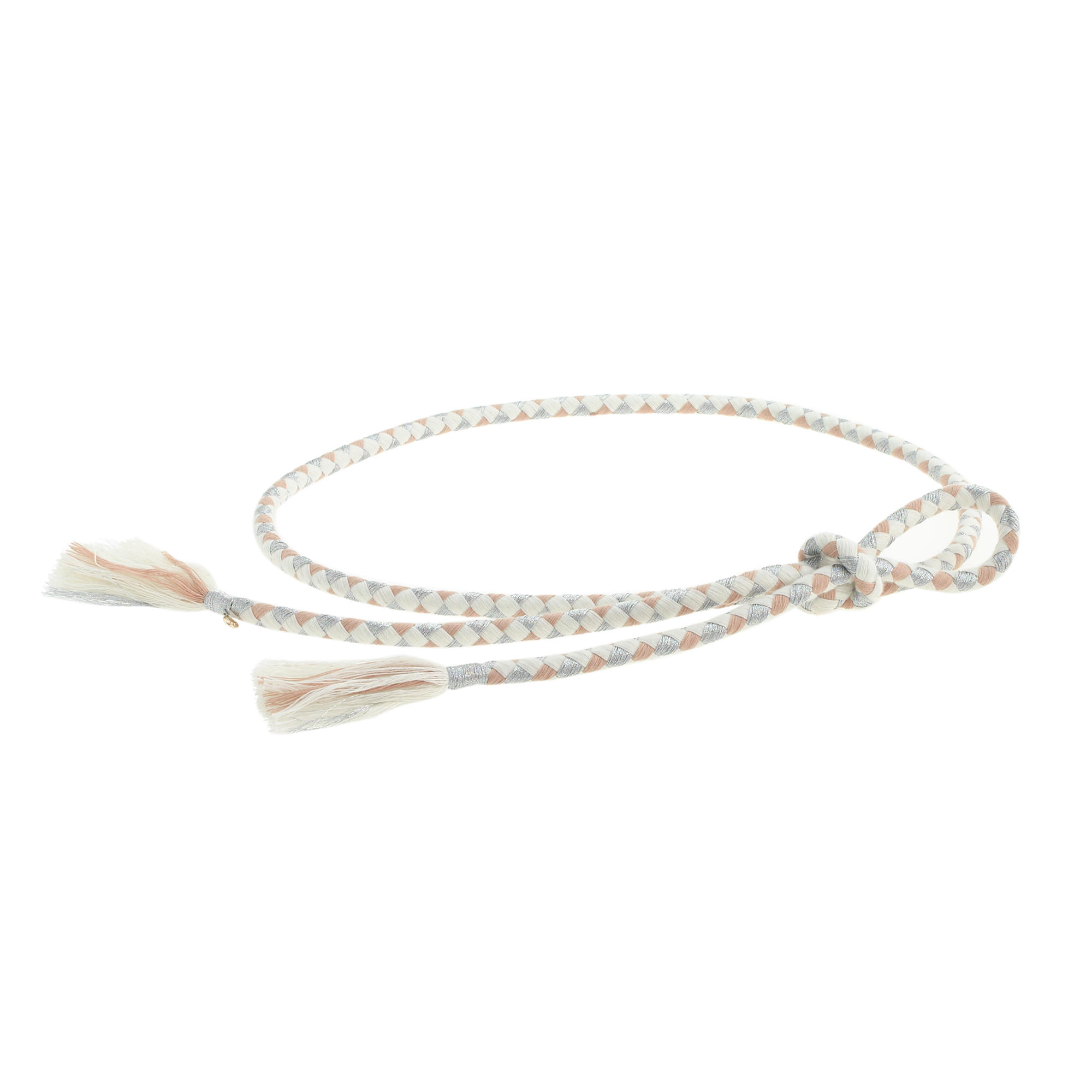 J.crew Tassel Rope Belt in Metallic Lyst