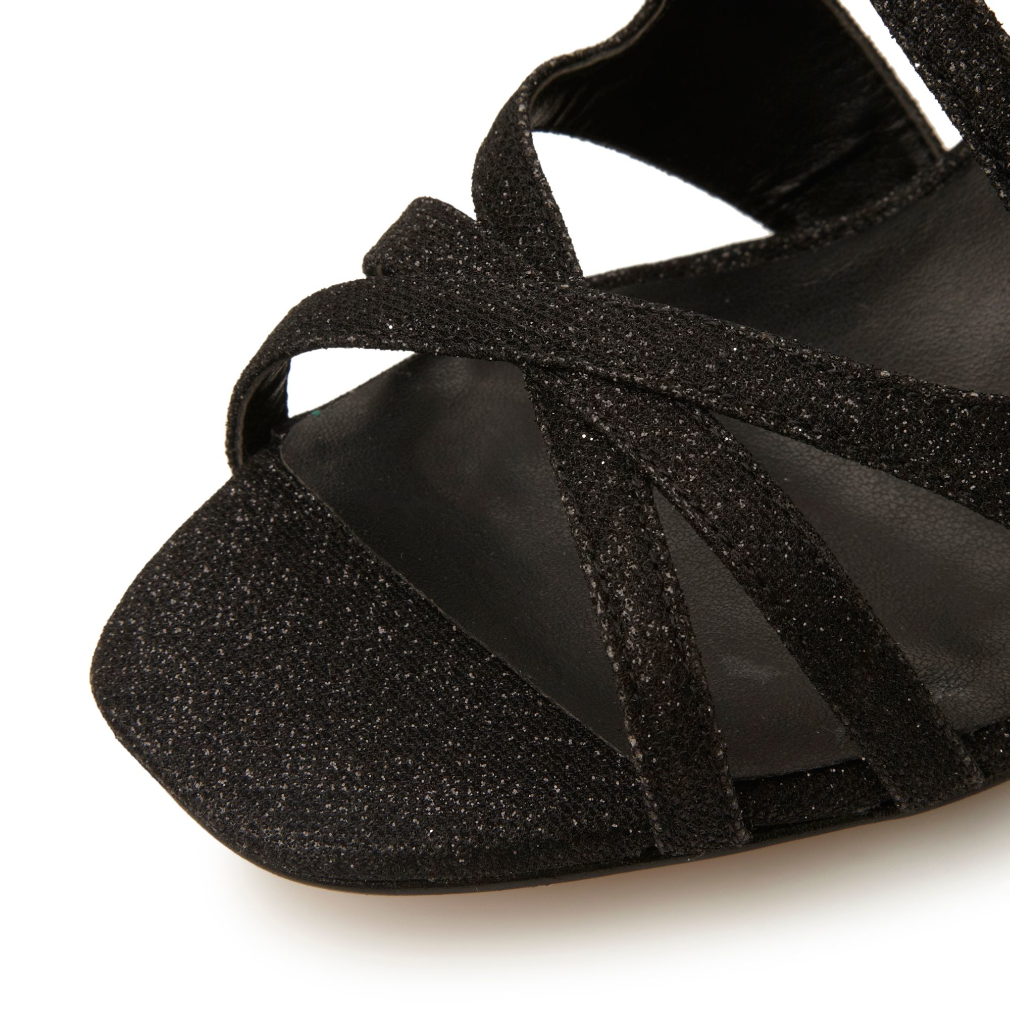 Dune Marilyn Strappy Mid Heel Sandals in Black | Lyst