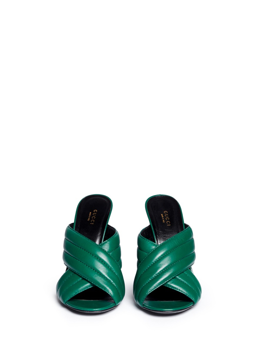 Gucci criss cheap cross mules