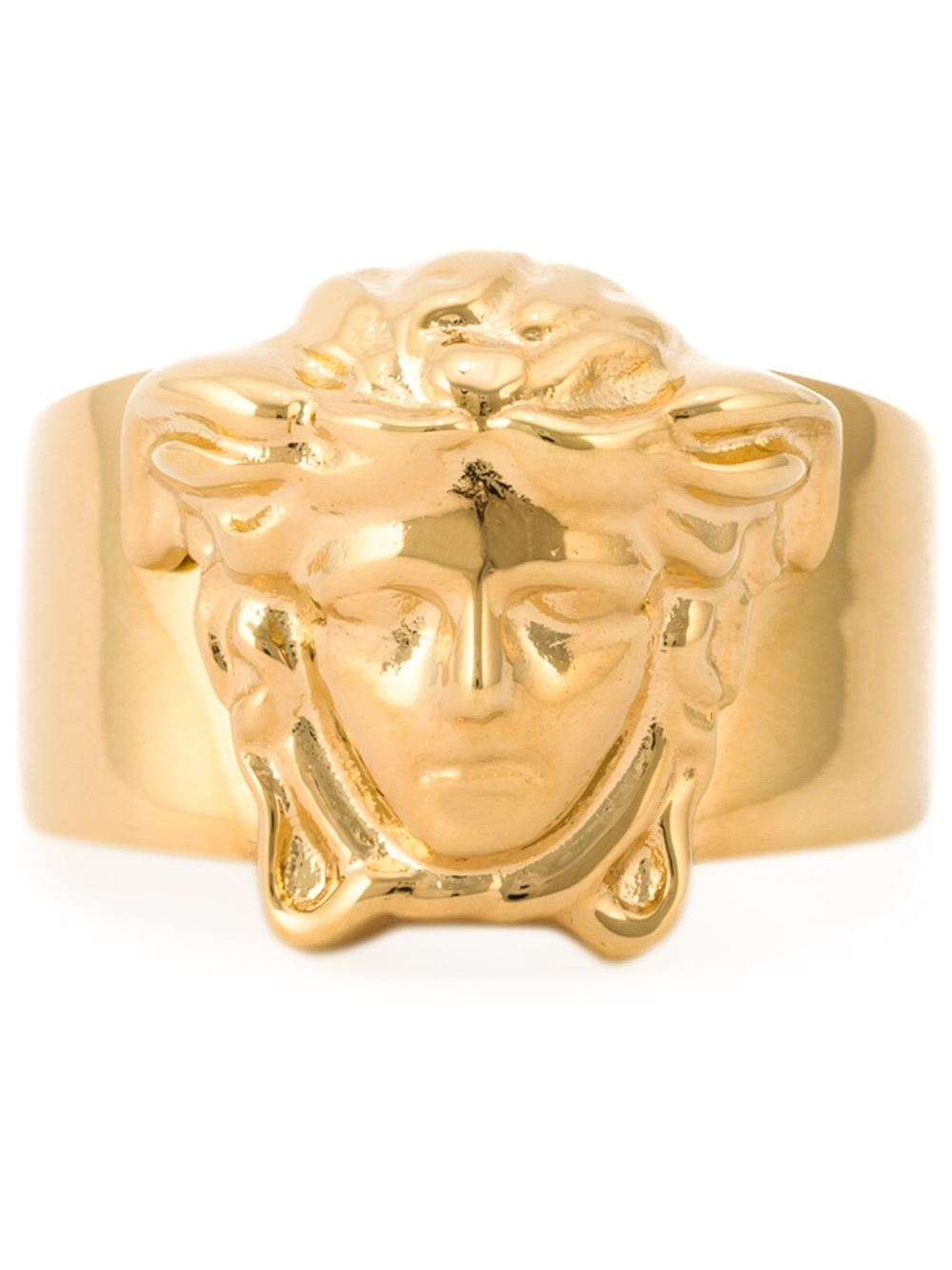 Versace Medusa Ring in Gold for Men (metallic) | Lyst