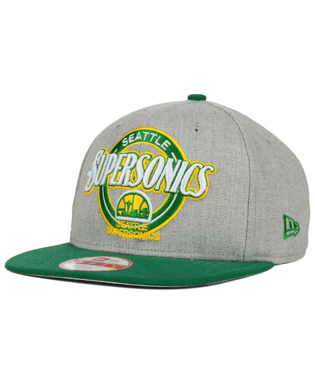 New Era Seattle Supersonics Hwc Custom Closer 9Fifty Snapback Cap in