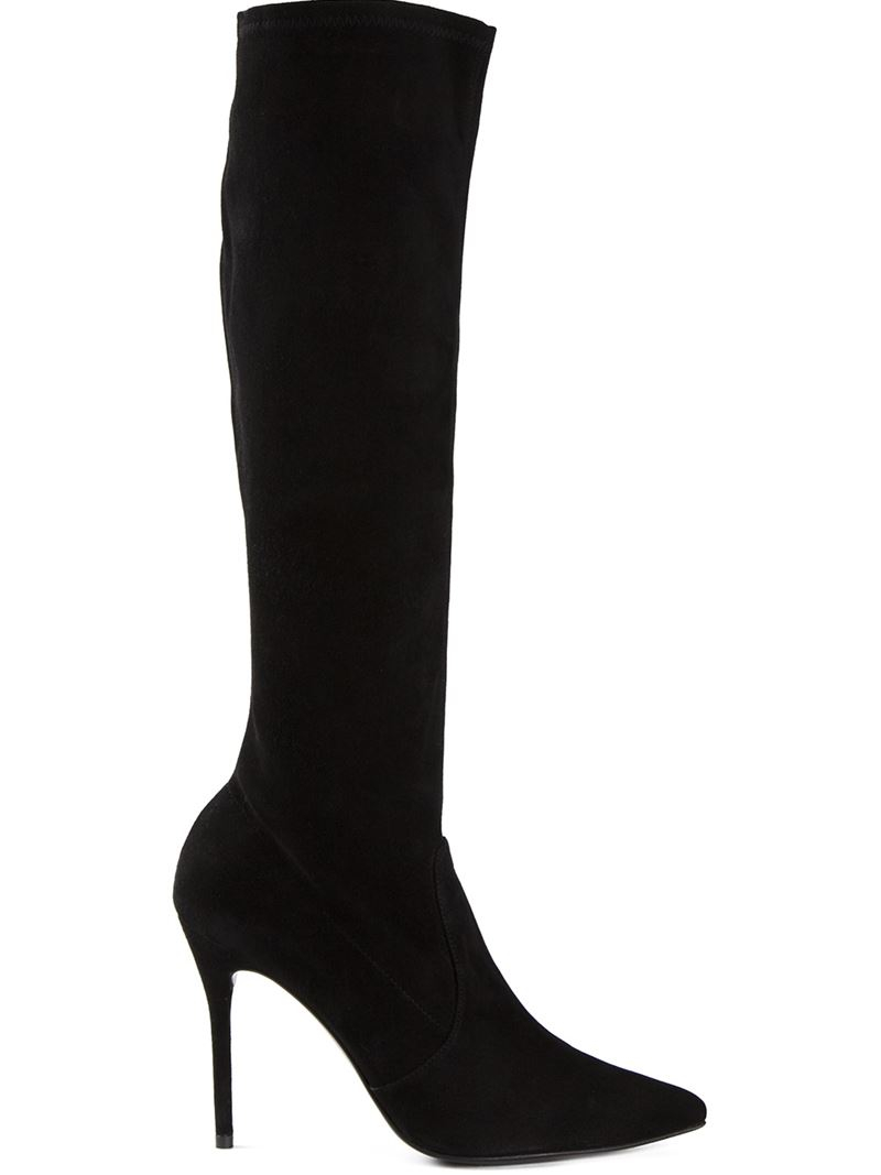 stuart weitzman pointed toe boots