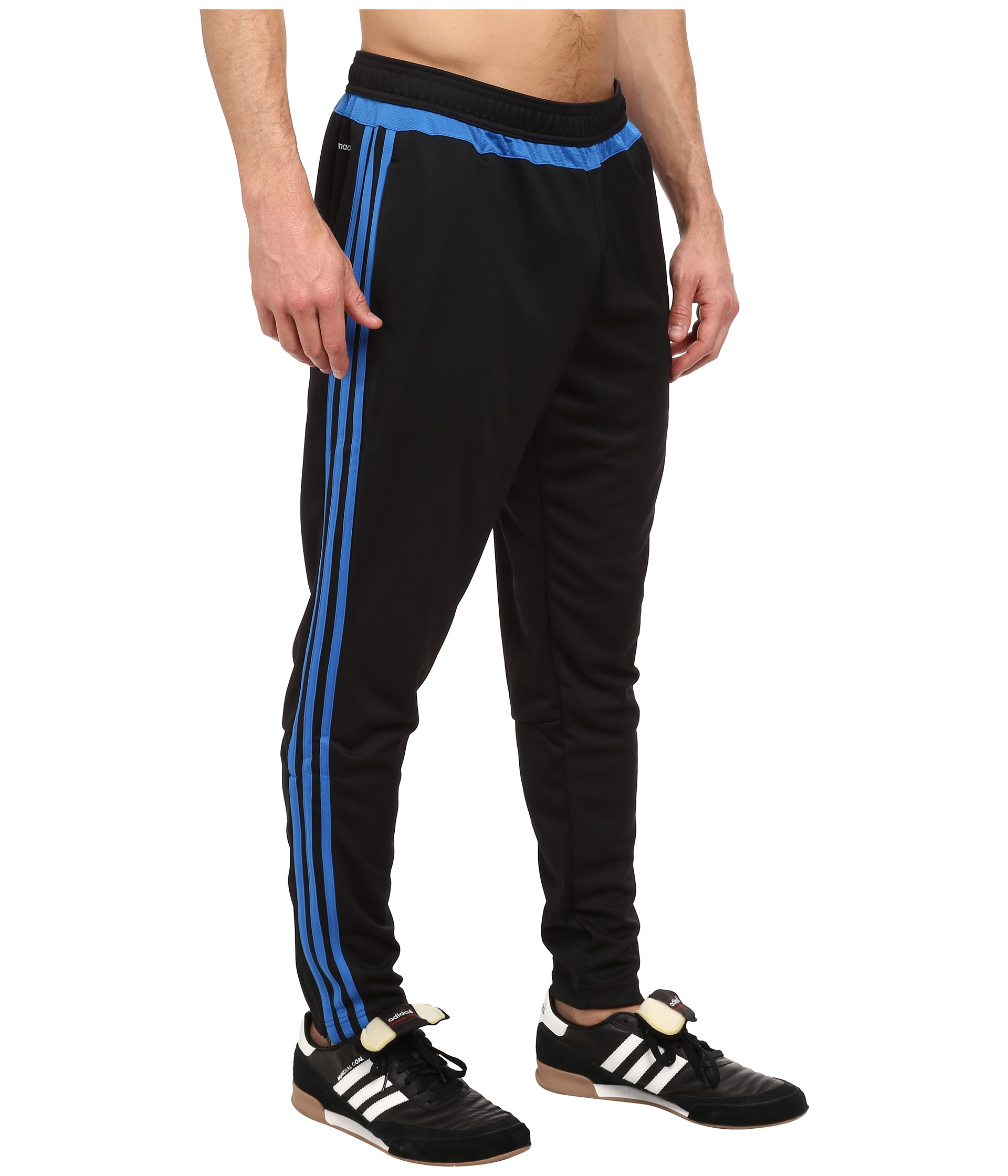 Adidas Tiro 15 Training Pant in Black for Men (Black/Bright Royal/Black