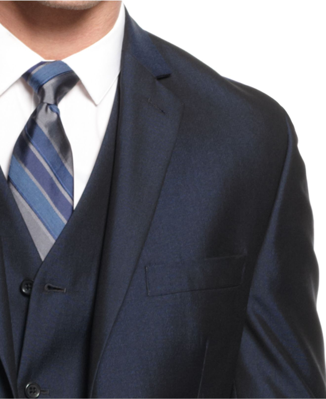 alfani medium blue suit