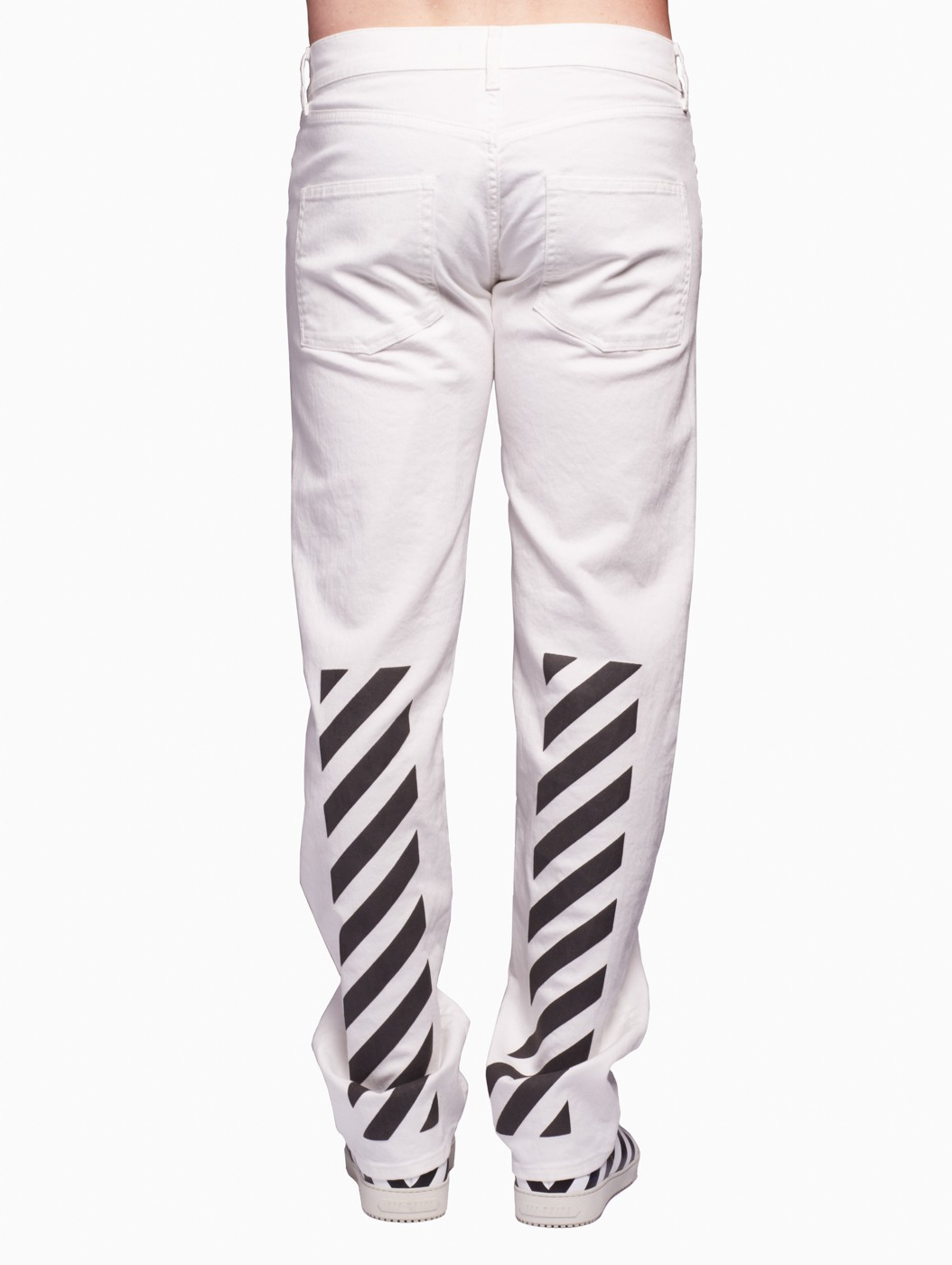 Lyst - Off-White C/O Virgil Abloh Denim Pants in White for Men