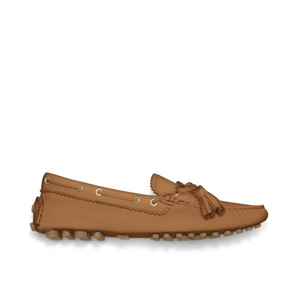 COACH Nadia Moccasin in Brown - Lyst