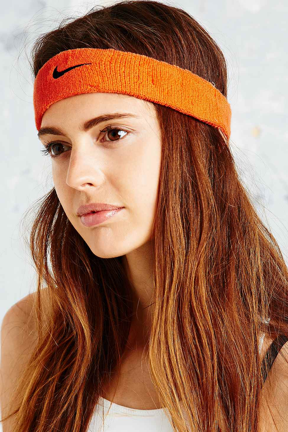 Nike Swoosh Headband in Orange - Lyst