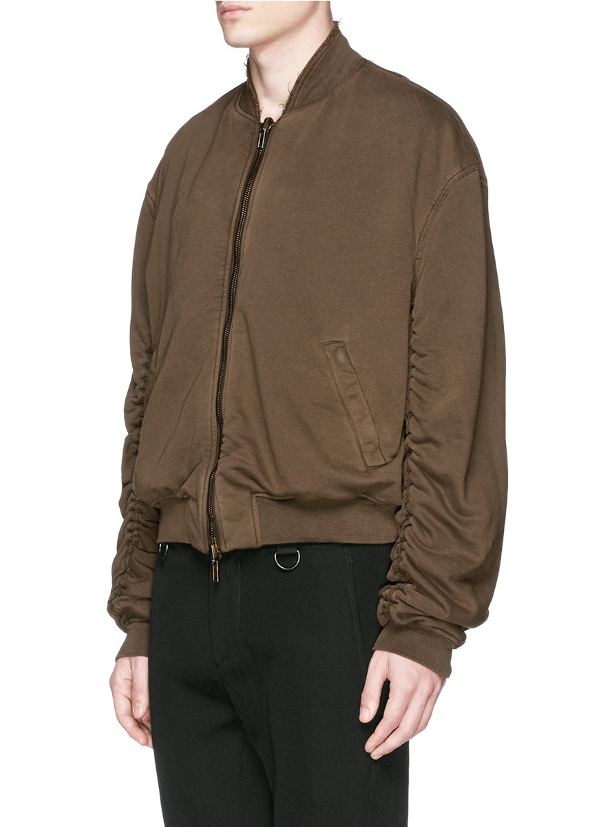 haider ackermann bomber jacket