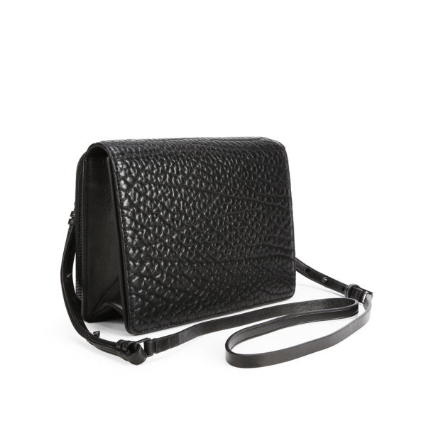 Helmut Lang Sm Sling Leather Messenger Bag In Black For Men Lyst Gallery