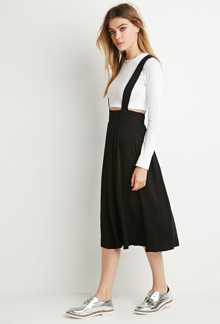 overall midi skirt