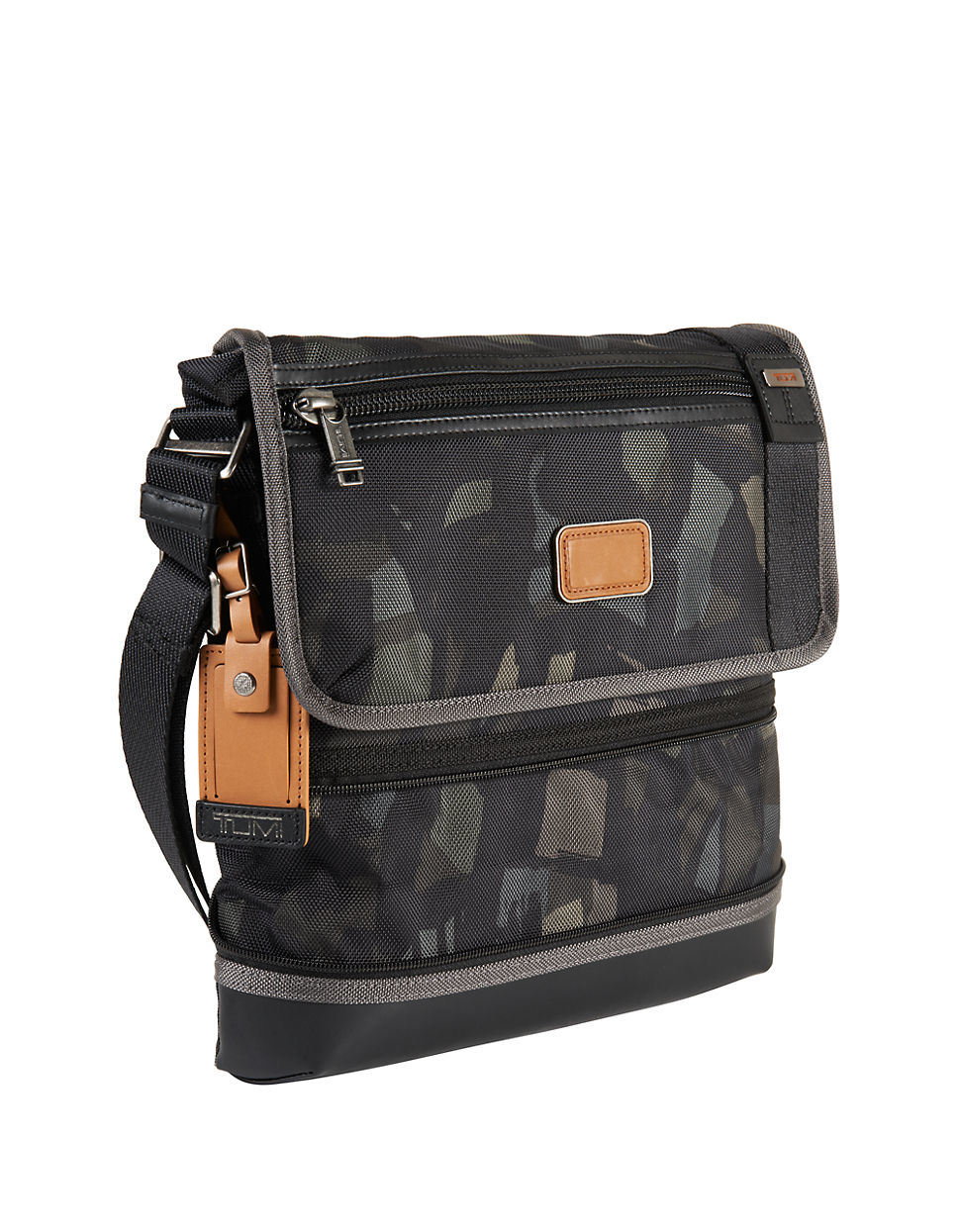 Tumi Beale Camo Crossbody Bag in Gray for Men Lyst