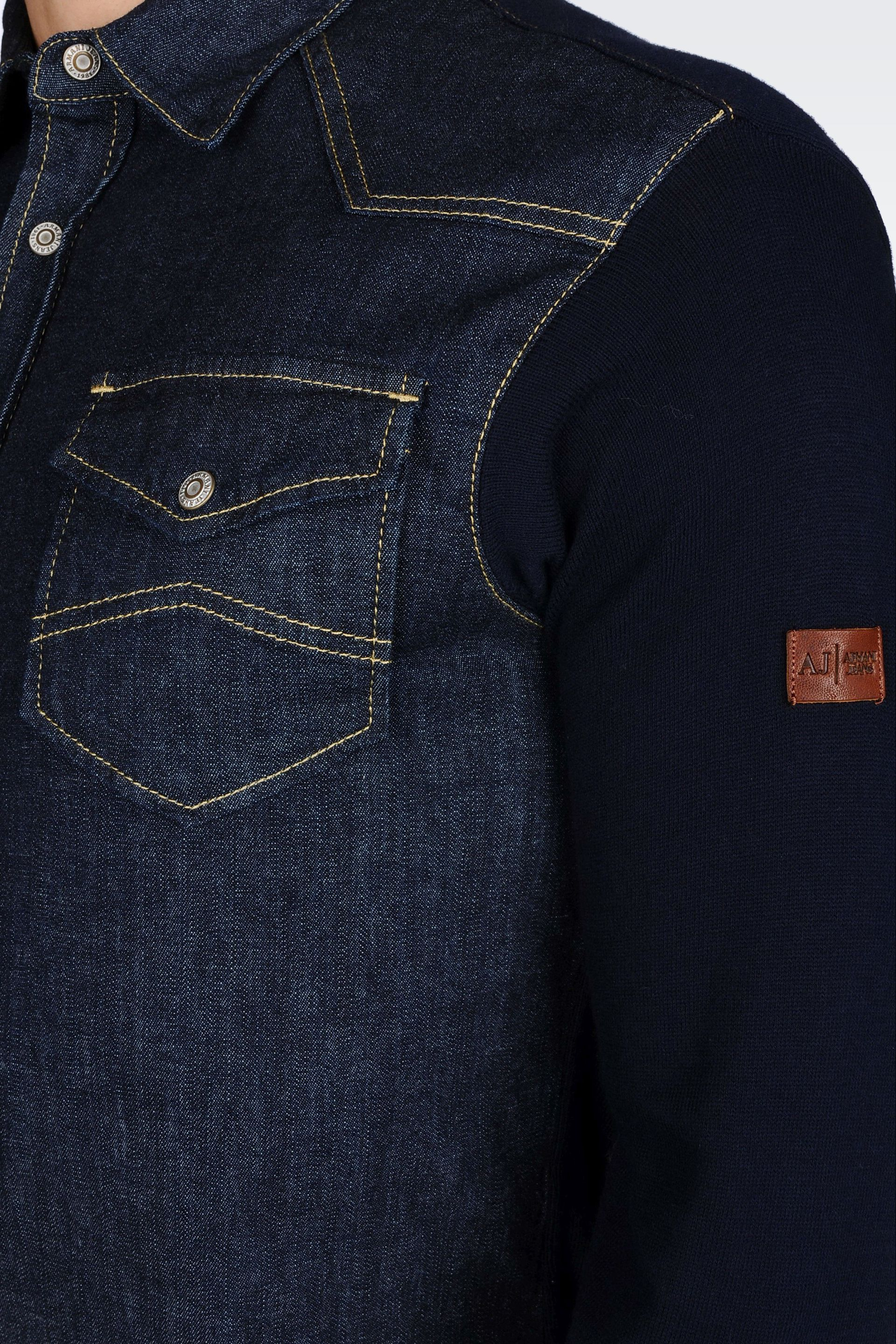 armani denim shirt