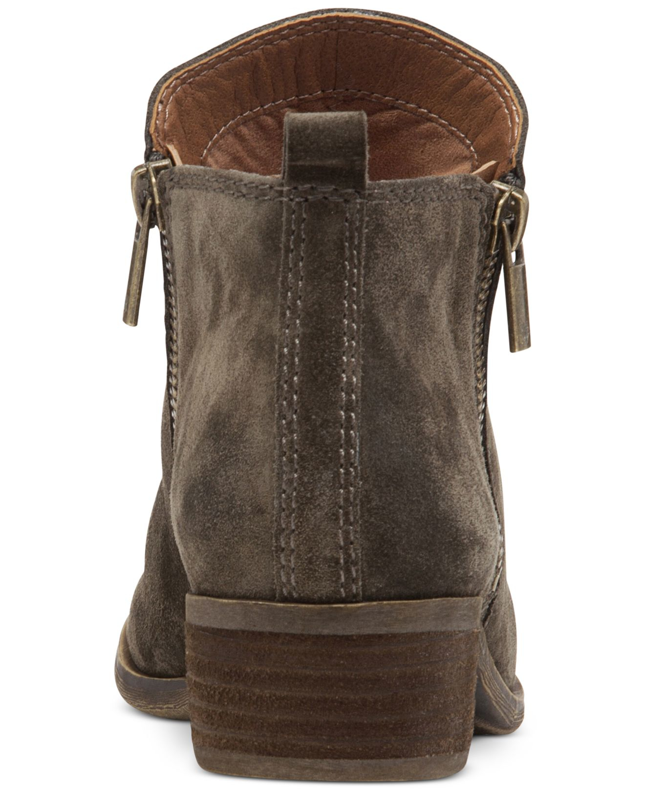 lucky brand basel bootie java