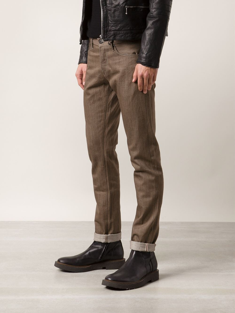 3x1 M3 Slim Jeans in Brown for Men | Lyst
