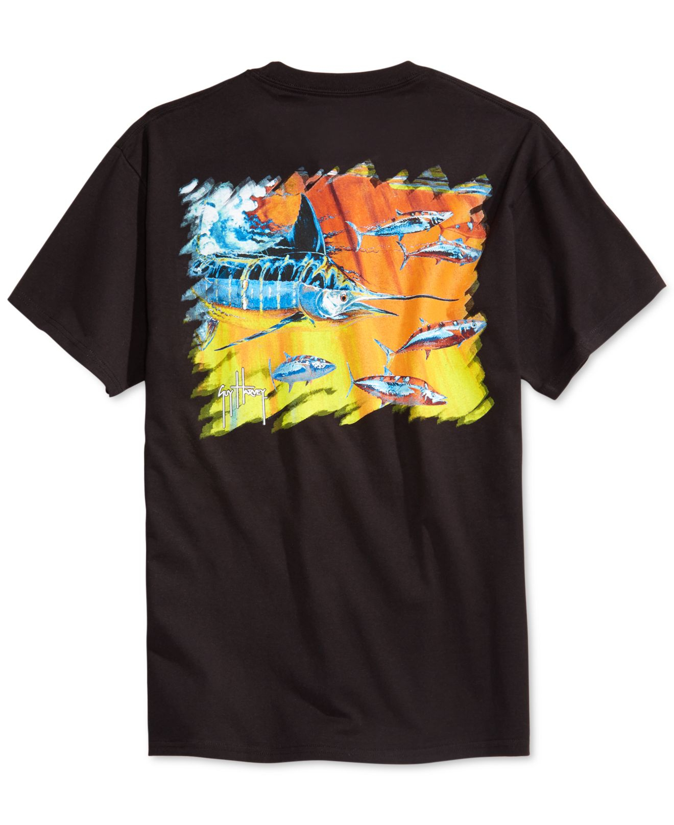 Guy Harvey Hydro Pocket Tshirt in Black for Men Lyst