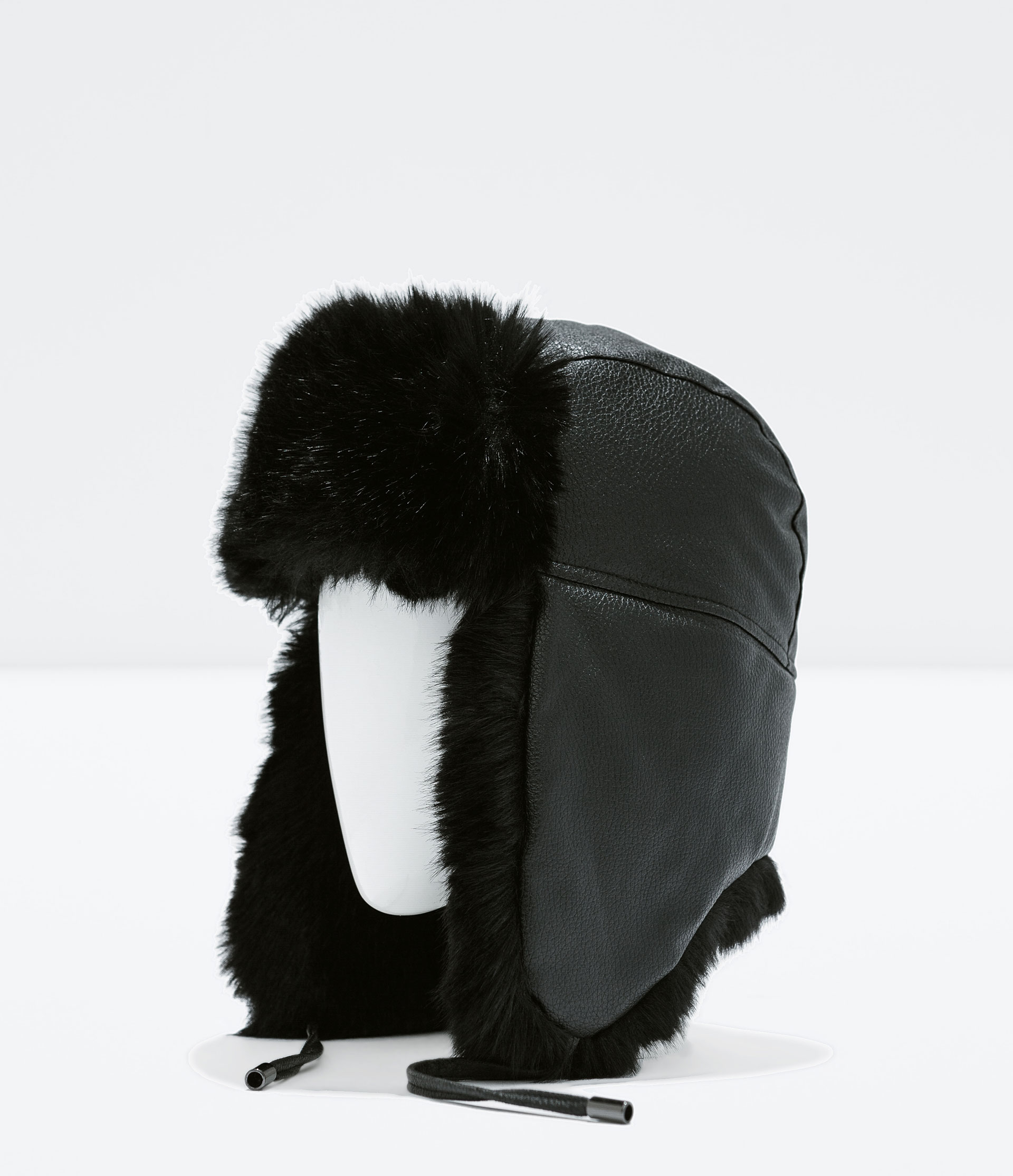 zara fuzzy hat