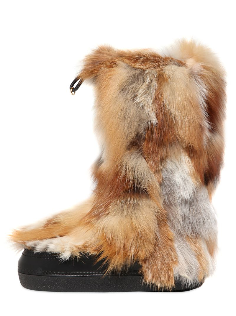 chloe fur boots