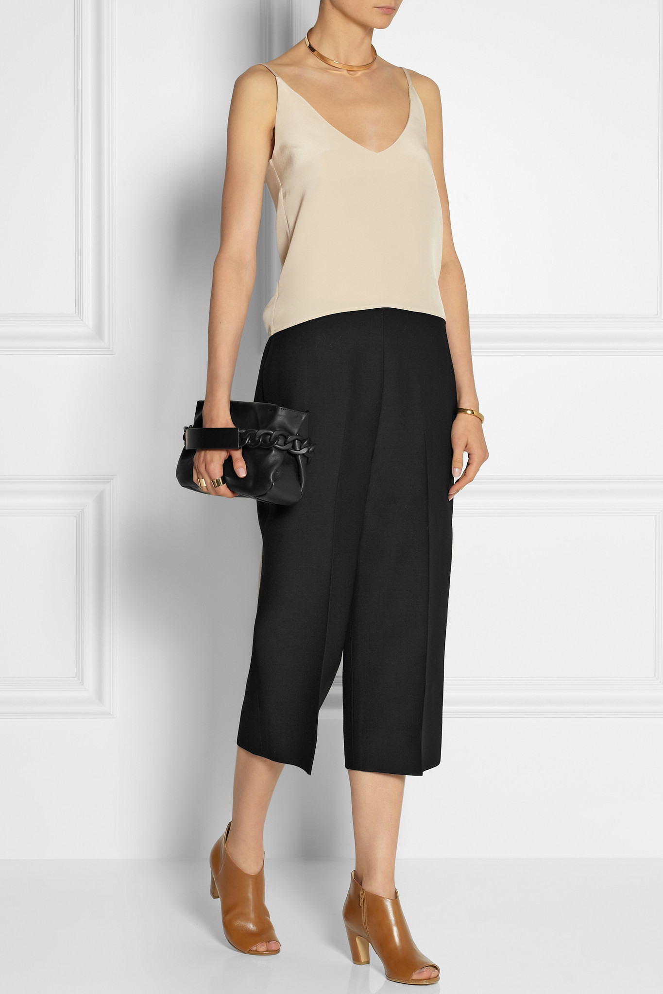 maison margiela peep toe booties